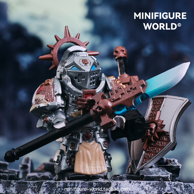 战锤40K灰骑士终结者战棋星际战士黑圣堂第三方积木人仔玩具