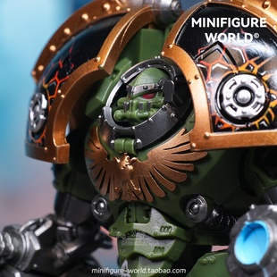 战锤40k星际战士火蜥蜴土星终结者战棋第三方拼装积木人仔玩具