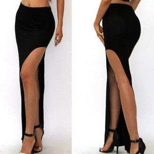 side waist high 包臀長裙 buttock skirt性感側面開叉 slit Sexy