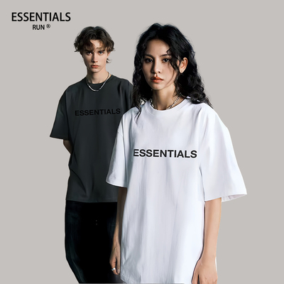 ESSENTIALSRUN官方正品夏季新款潮牌男女短袖纯棉时尚潮牌情侣T恤