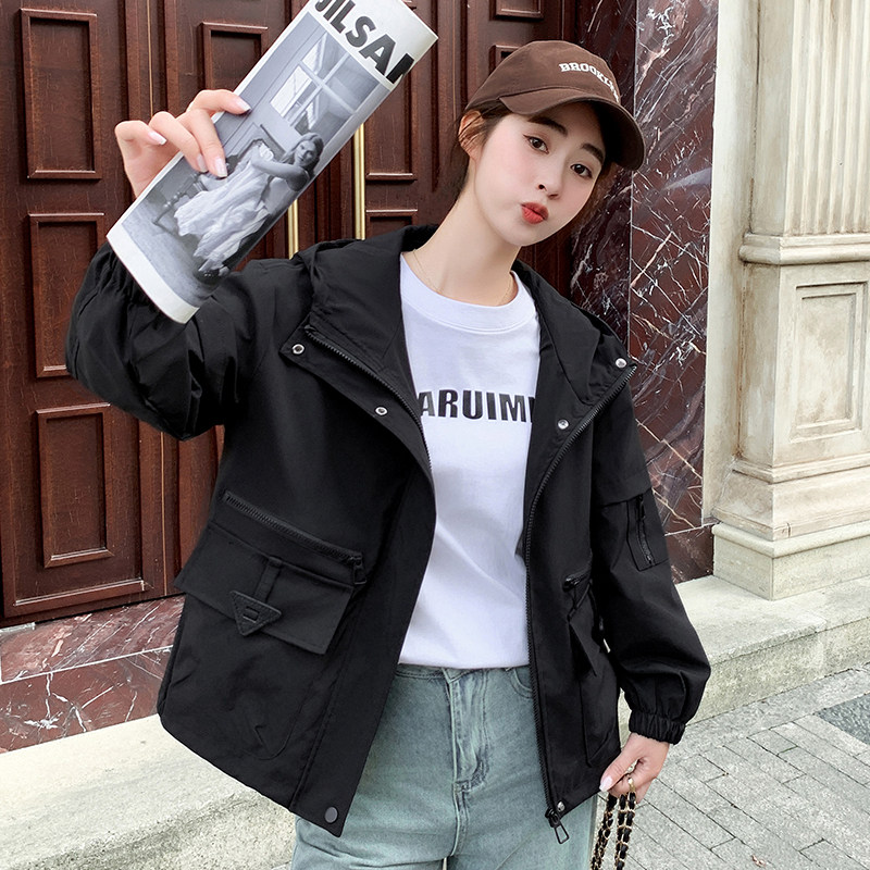 2025春秋新款女双层宽松休闲外套
