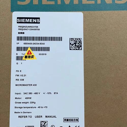 变频器6SE6430-2AD34-5EA06SE6430-2AD34-5CA06SE6430-2AD35-5CA0