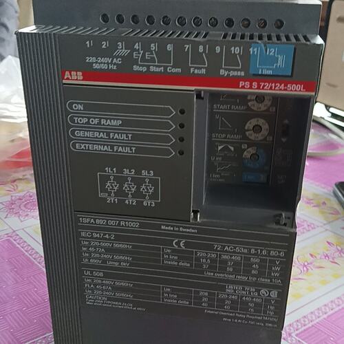 议价B软起动器PSS72/124-500LPSS50/85-500LPSS85/147-500L
