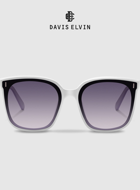 DAVIS ELVIN官方正品DE21231SG男女同款白色时尚潮流太阳镜