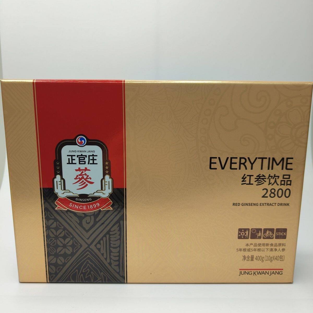 临期清仓韩国正官庄活力红参浆2800浓缩液饮品滋补养生送长辈礼盒