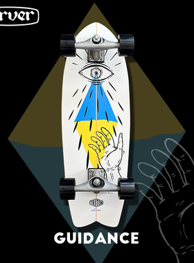 美国Carver路冲板「引导」Triton专业陆地冲浪板 初学者29英寸