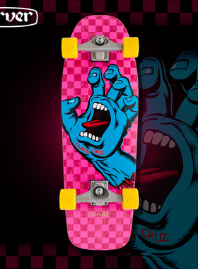 美国Carver陆冲板「粉鬼手」Santa cruz联名款陆地冲浪板30英寸c5