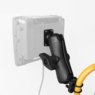 把手圆管固定支架双U型底座2.25英寸直径球头物流设备支架