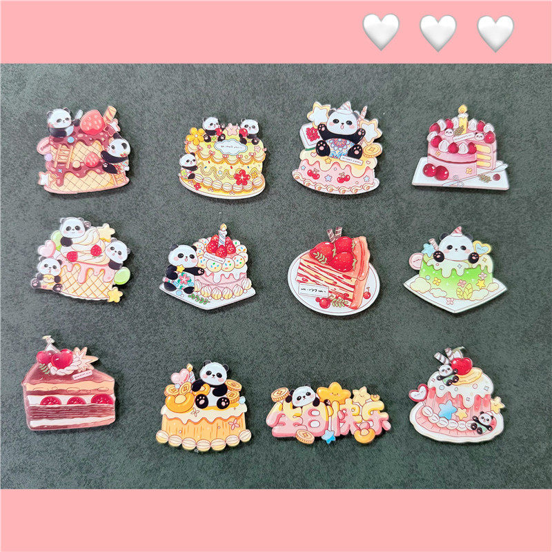 美味甜品蛋糕生日快乐熊
