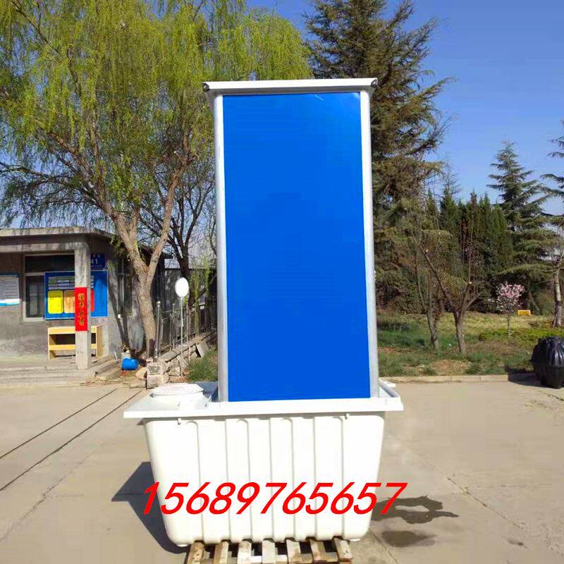 山西朔州农村改厕 一体式淋浴房卫生间 工地移动彩钢房厕所