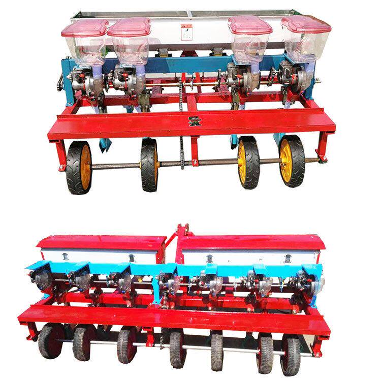定制大豆精播机四轮车带多行大豆谷物施肥精播机器农业施肥播种机