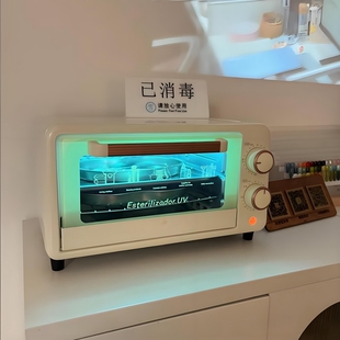 紫外线臭氧杀菌毛巾消毒柜理发工具美发店美容美甲修脚纹身消毒箱