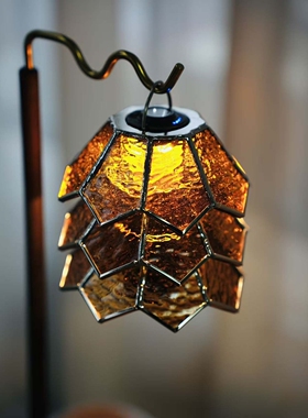 goalzero逆鳞灯罩复古露营gz灯罩多边形琥珀色装饰灯具高级感