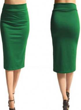 Wrapped hip half body pencil one step skirt包臀半身裙一步裙