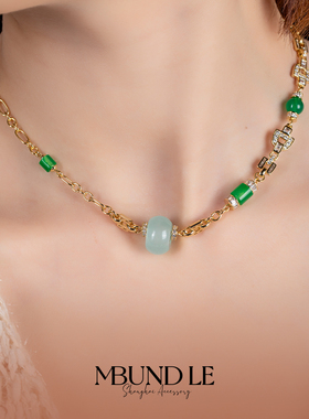 摩邦珠宝屋顶花园项链女款圣诞节日礼品