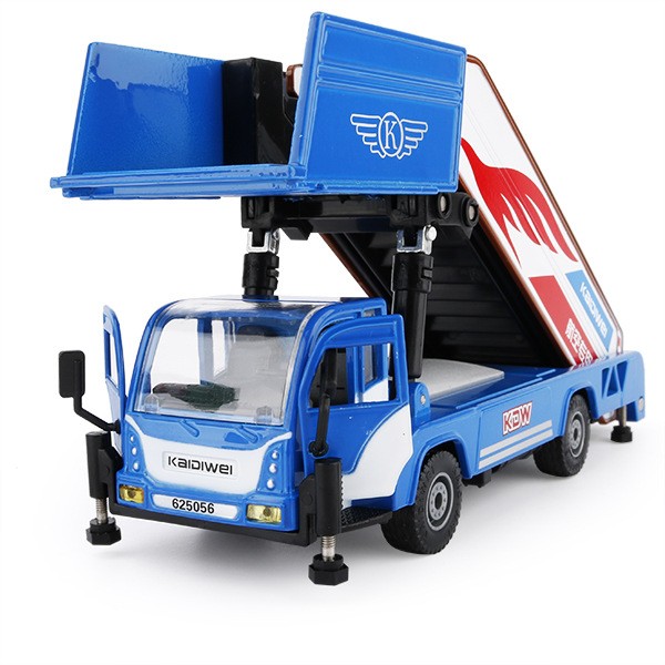 合金模型机场车辆梯子伸缩式舷梯车旅客登机车摆设收藏品ce99