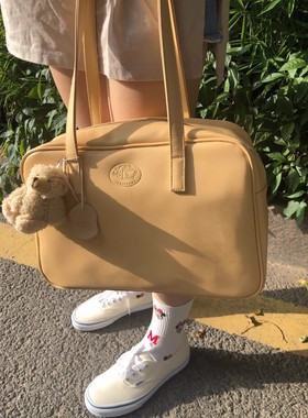 你绿IAC用心自制 日韩学院风ins通勤大包学院jk 女子单肩手提包女