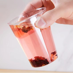 200ml一次性杯子茶杯金五缘航空杯耐高温食品级无异味硬质直筒杯