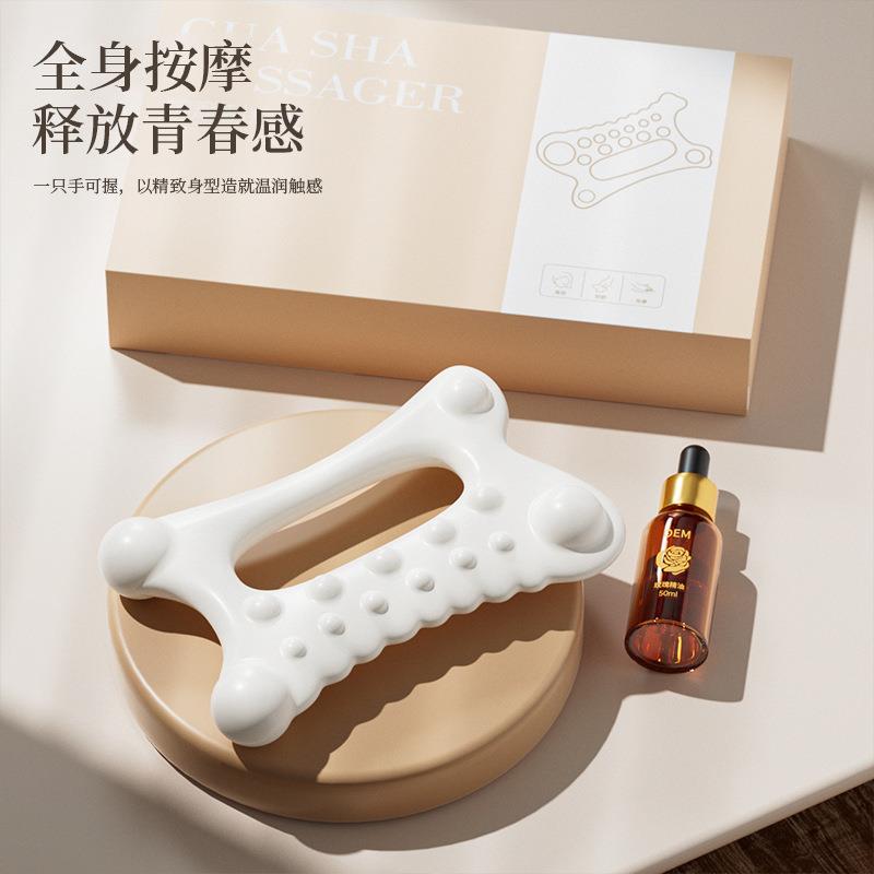 面部拨筋板棒脸部提拉紧致美容仪开背小腿全身放松头部梳按摩器