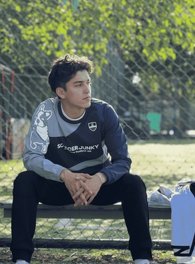 soccerjunky足球狗秋季新款长袖足球服训练服套头上衣卫衣SJ23561