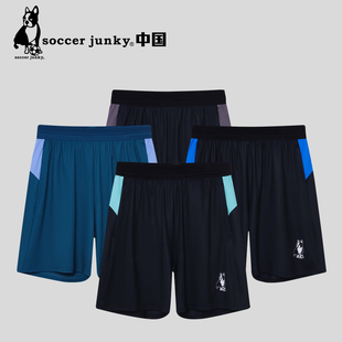 soccer junky 足球狗潮流运动足球训练针织短裤男子五分裤SJ26A07