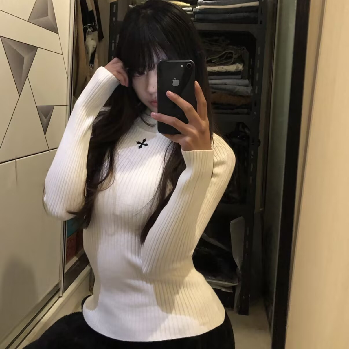 专柜限定石头岛针织衫2025新款