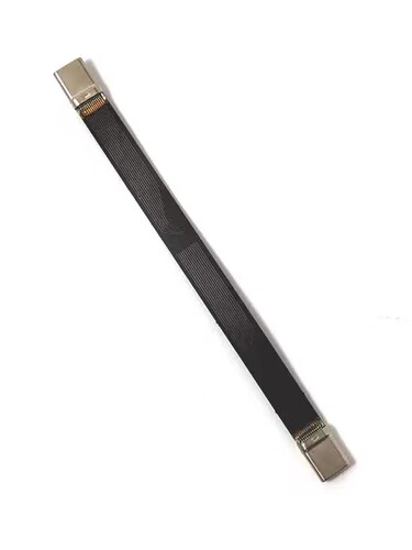 TYPE C24Pin没包胶软排全通无人机专用FPC长132/240w40GB140mm