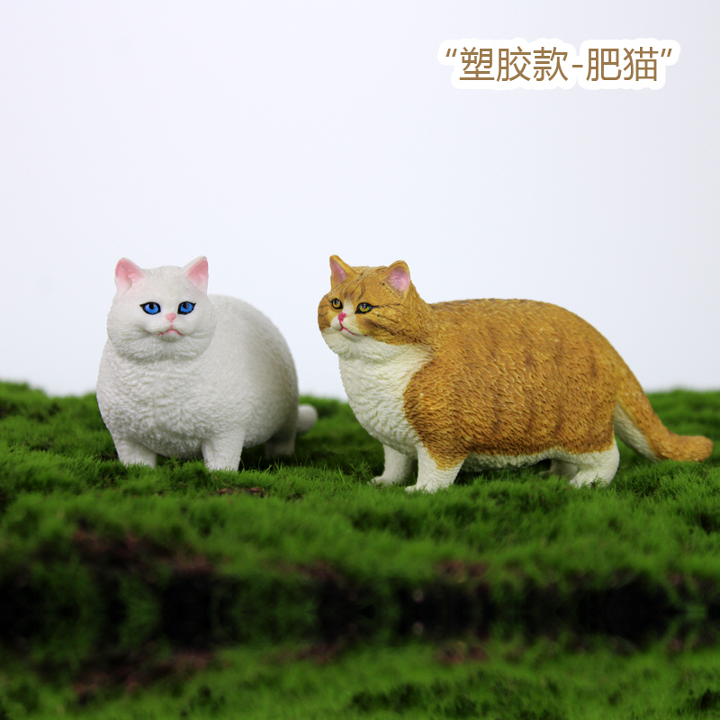 胖胖的英短猫摆件，可爱的很