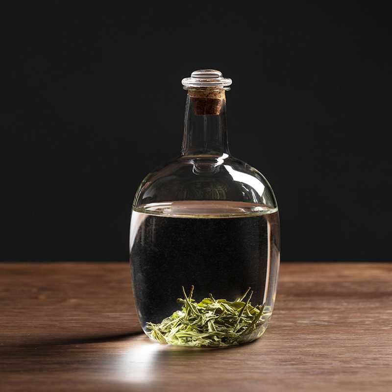 供应手工中式玻璃冷泡瓶 棒槌瓶 耐热玻璃瓶酒瓶 花器茶器酒具
