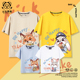 疯狂动物城亲子装 t恤 夏天出游纯棉短袖 一家三口四口特别 母女款