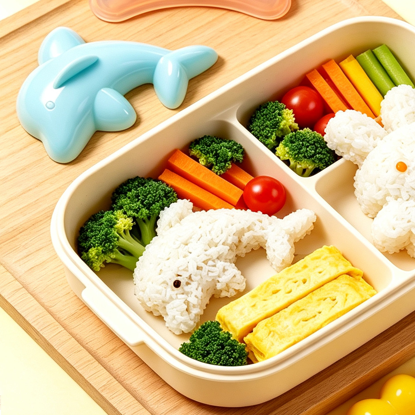 DIY寿司饭团模具整套饭团儿童便当辅食工具便携海苔饭团三角模具