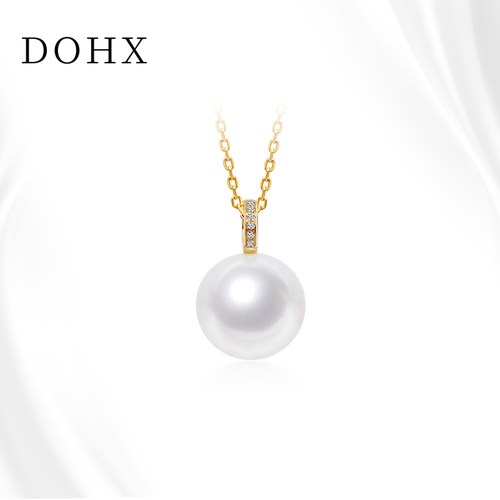 天然珍珠吊坠DOHX/都熙钻石项链