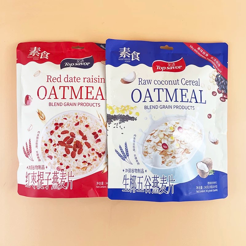 金语生椰五谷燕麦片345g早餐代餐冲饮泡红枣提子燕麦片独立小包装