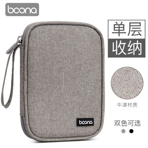 品彪移动硬盘包 适用于联想/WD西部/希捷/东芝黑甲虫移动硬盘包硬盘盒保护包 闪迪 惠普 纽曼 科硕硬盘收纳包