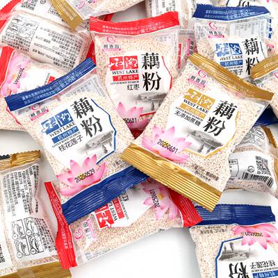 醇香园红枣银耳莲子玫瑰水果桂花坚果西湖藕粉冲饮营养早餐代餐