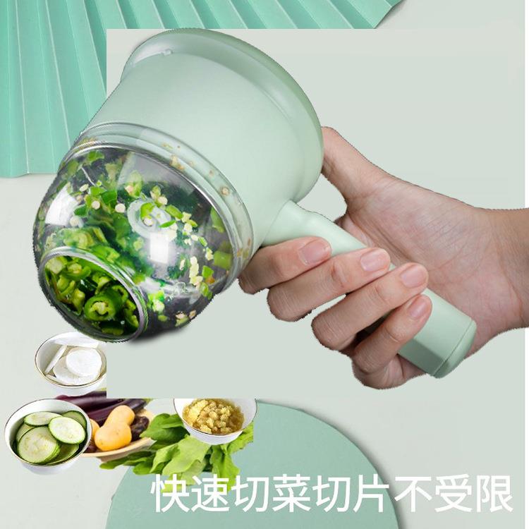 加特林切菜器拆卸多功能家切菜厨房电动蒜泥器蔬果切块电动切菜器