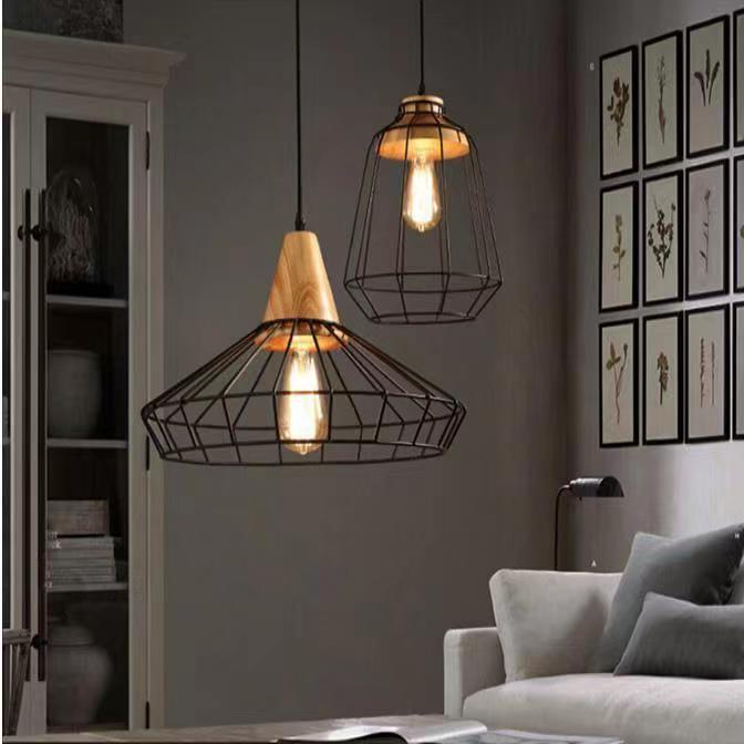 北欧餐厅吊灯发廊美甲艺术吊灯创意咖啡厅服装店过道灯酒吧台灯具