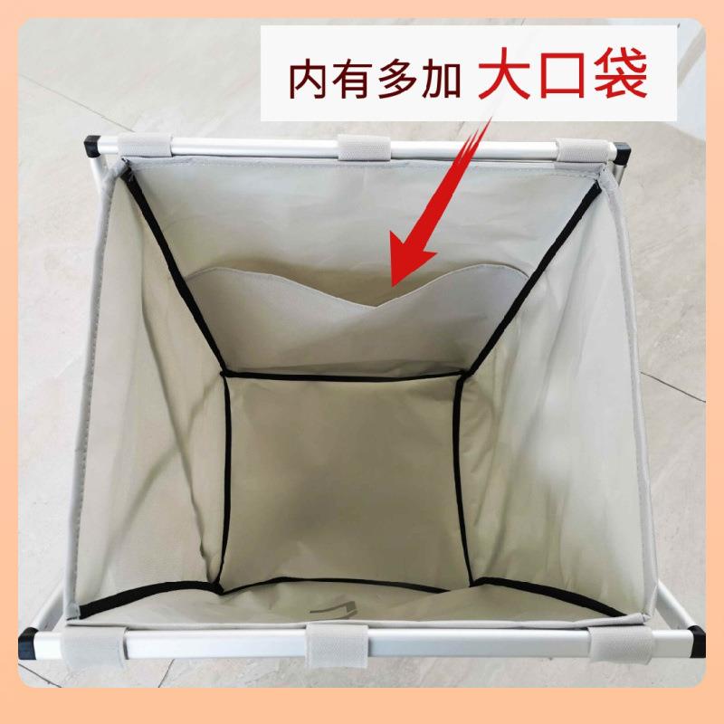 ۶带盖牛津布防水脏衣桶脏衣篮 免安装折叠洗衣篮布艺收纳框脏衣