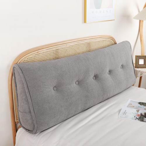 可拆洗简约三角床头靠垫卧室床上靠枕大靠背护腰垫背榻榻米软包