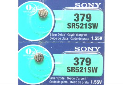 。SR521SW/ 379/ AG0手表氧化银1.55V纽扣电池电 LR521子