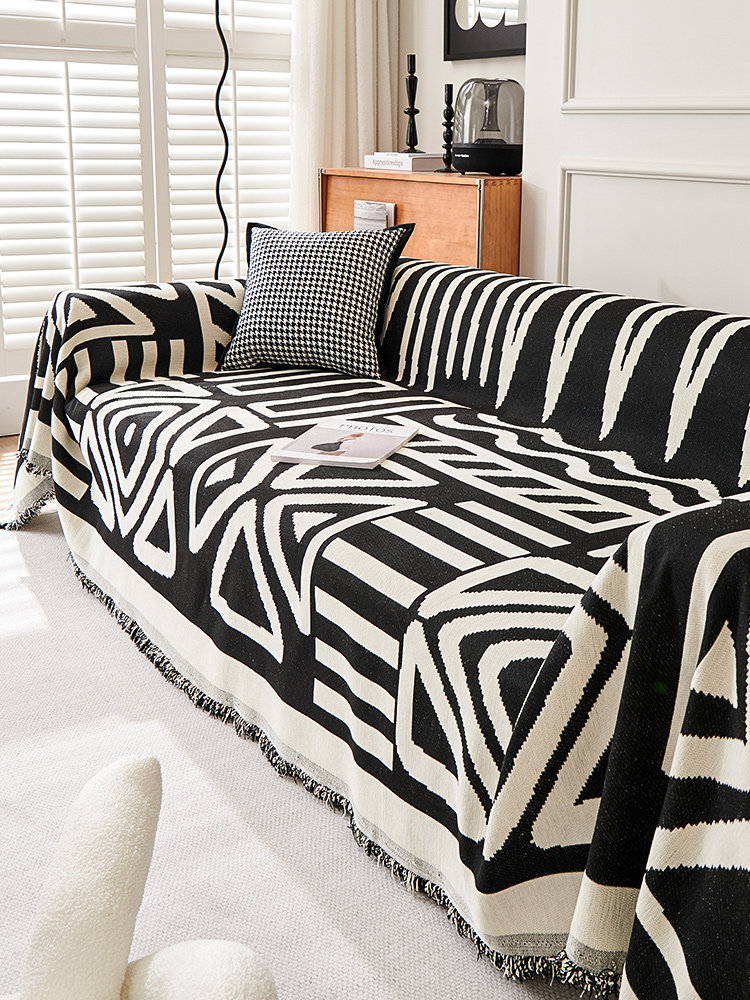 北欧简约沙发套罩沙发毯ins风全盖沙发盖布四季通用雪尼尔沙发巾,居家布艺,沙发套,淘宝优惠券,粉丝福利购,淘宝优惠卷