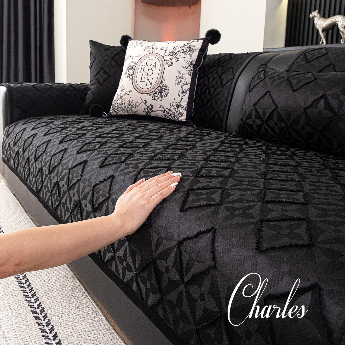 新款现代轻奢皮沙发垫四季通用简约高端盖布防滑雪尼尔坐垫套罩巾,居家布艺,沙发垫,淘宝优惠券,粉丝福利购,淘宝优惠卷