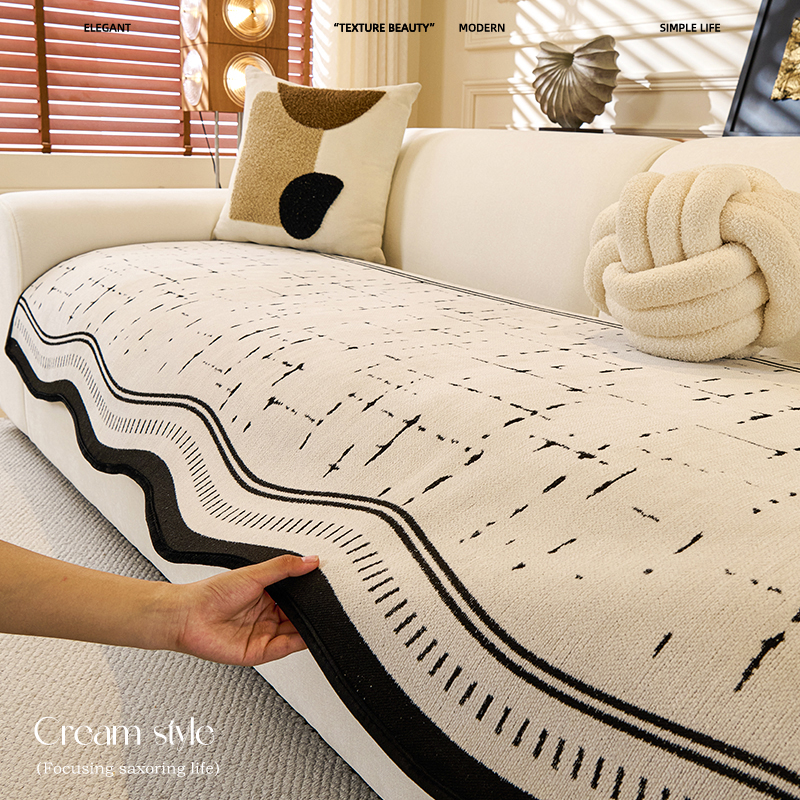 沙发垫异形皮沙发盖布巾固定防滑坐垫2025新款四季通用直排高级感