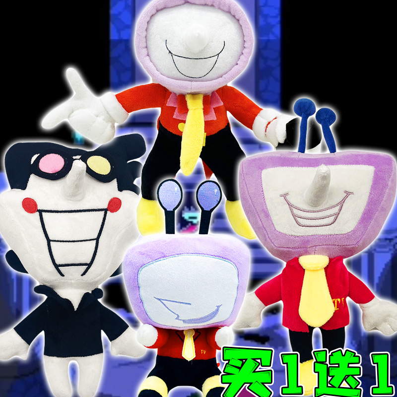 三角符文Tenna玩偶电视机神人TV先生斯潘顿第四章毛绒公仔礼物女6