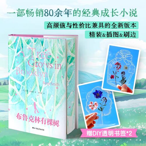 刷边版赠透明书签布鲁克林有棵树