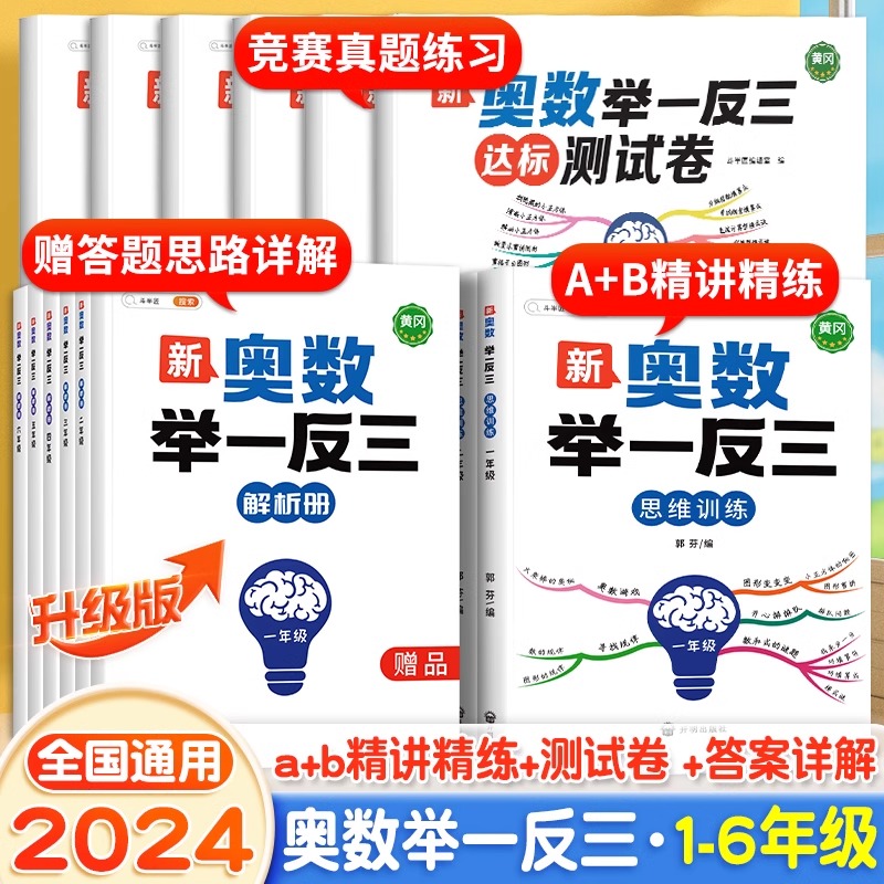 正版书籍2024新奥数举一反三