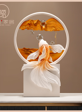 流沙画 画摆件轻奢高档客厅玄关电视柜酒柜装饰品高级感乔迁新居