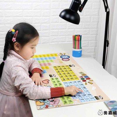 桌垫书桌学生儿童汉语拼音字母表加减乘除法数学公式办公学习桌垫