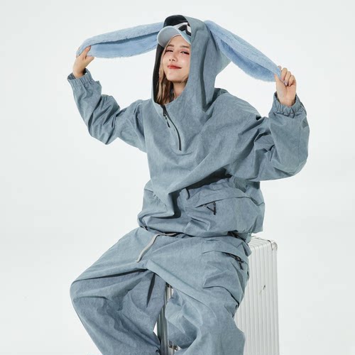 兔耳装饰滑雪服SWAGLI超高性价比