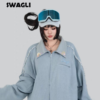 SWAGLI【破界绽放】3L滑雪服套装防风防水单双板户外男女同款雪服